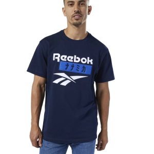 Reebok Nanamica Vector T Shirt Herren - Navy - DE 637-WFA